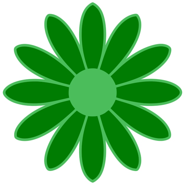 Elegante diseño minimalista de flores con contornos nítidos y limpios para un atractivo estético moderno