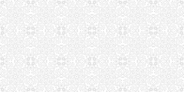 elegante diseño de patrones sin fisuras en blanco