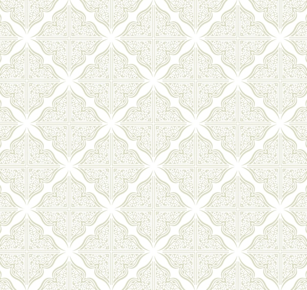 elegante diseño de patrones sin fisuras en blanco