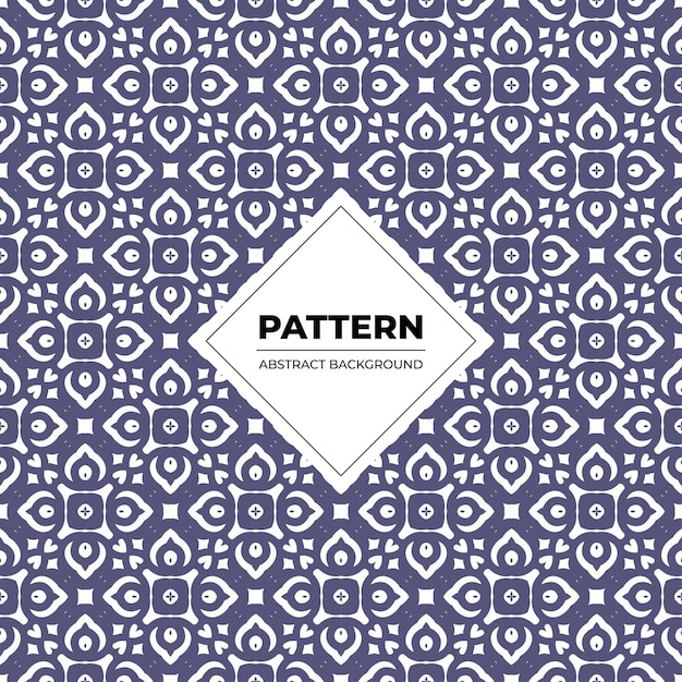 Elegante diseño de patrones geométricos abstractos sin costuras de fondo inspirado en el mandala púrpura y blanco
