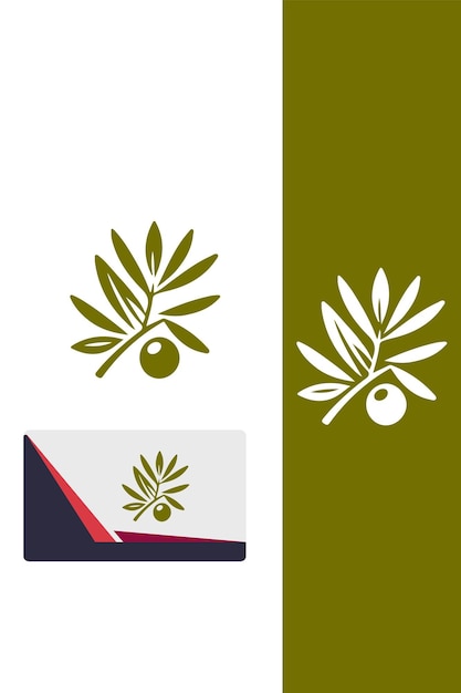 Un elegante diseño de rama de olivo evoca la generosidad de la naturaleza