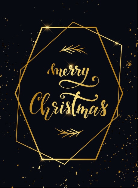 Elegante diseño de tarjeta de feliz navidad