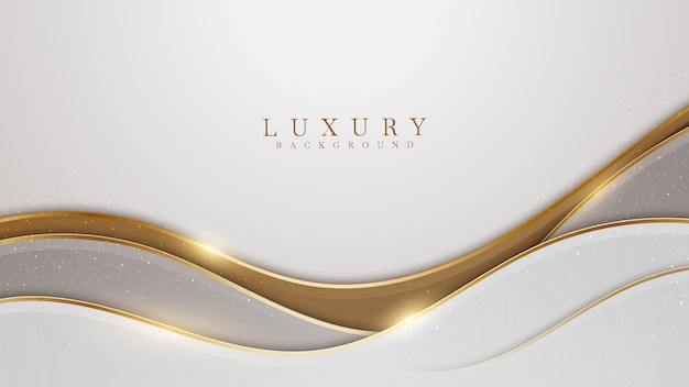 Elegante diseño de tono marrón superpuesto en blanco