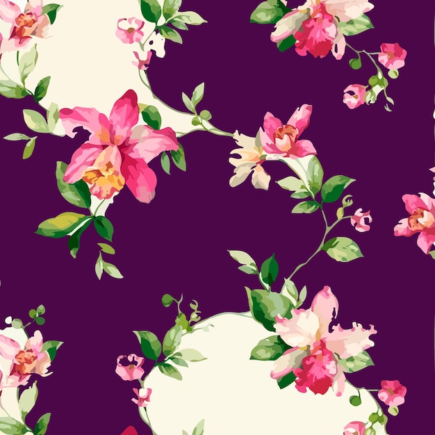 Elegante estampado floral