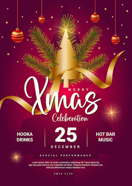 Elegante feliz Navidad feliz año nuevo diseño festivo con copos de nieve y estrellas en estilo moderno
