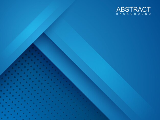 elegante fondo abstracto cortado en papel azul con puntos y sombras