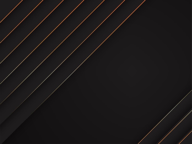 Vector elegante fondo abstracto de oro negro