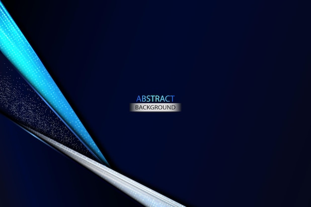 Elegante fondo azul abstracto con formas azules claras
