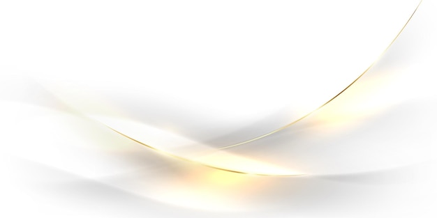 Elegante fondo blanco con elementos dorados ornamentados Diseño abstracto moderno de ilustración vectorial