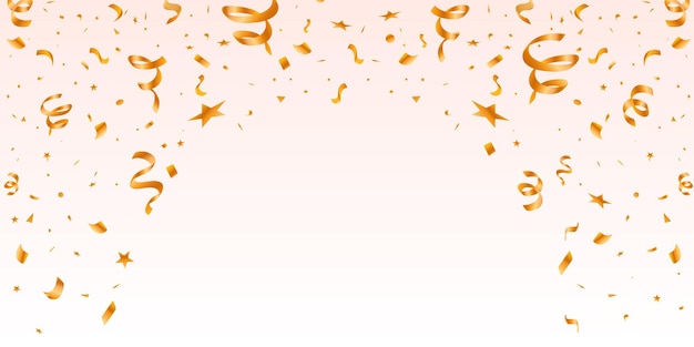 Elegante fondo de confeti dorado perfecto para celebraciones y fiestas decoraciones de confeti de fiesta