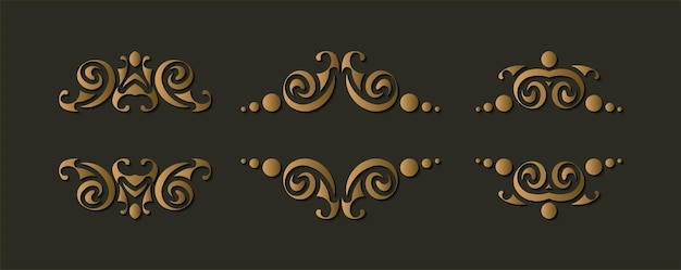 Elegante fondo de diseño de marco decorativo
