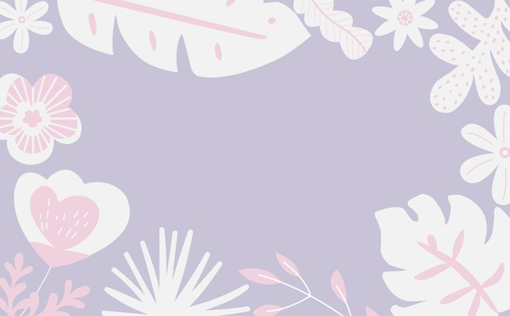 Vector elegante fondo floral con flores suaves