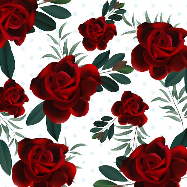 Vector elegante fondo floral