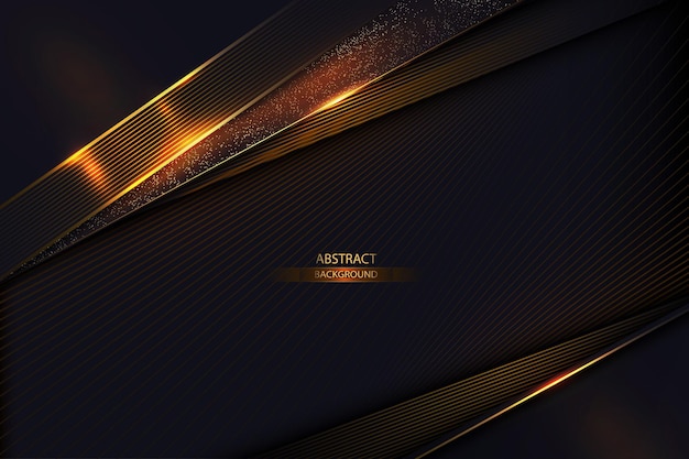 Elegante fondo geométrico dorado