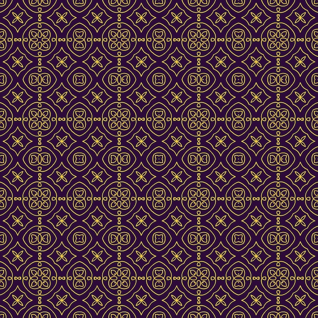 Elegante fondo geométrico hecho de patrón decorativo floral. ilustración vectorial