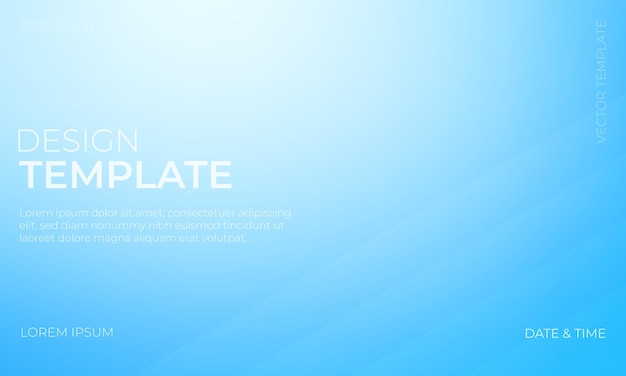 Elegante fondo de gradiente azul y blanco para proyectos de diseño creativo