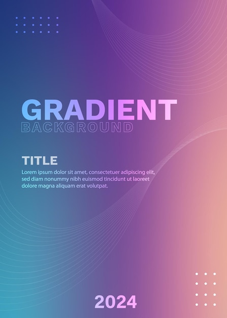Elegante fondo de gradiente azul granulado para diseños de portadas de redes sociales