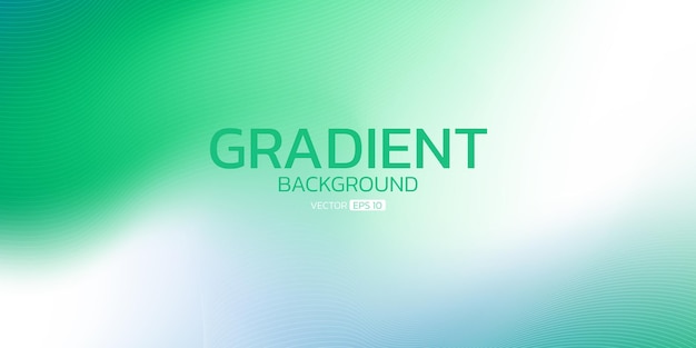 Elegante fondo de gradiente verde y azul con líneas suaves y fluidas Un diseño digital suave y abstracto ideal para presentaciones plantillas banner o cartel