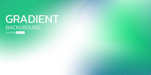 Elegante fondo de gradiente verde y azul con líneas suaves y fluidas Un diseño digital suave y abstracto ideal para presentaciones plantillas banner o cartel