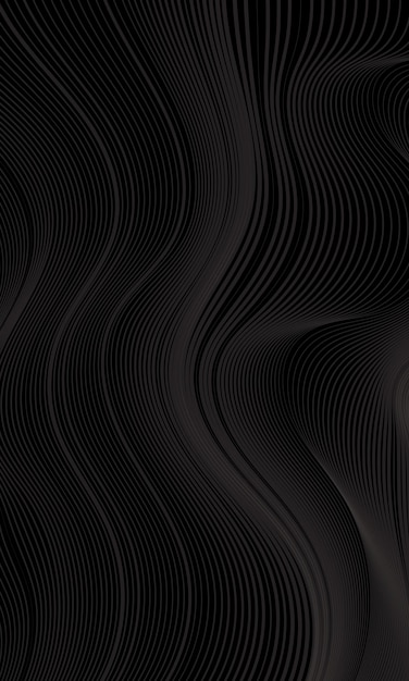 Elegante fondo de líneas abstractas curvas y fluidas