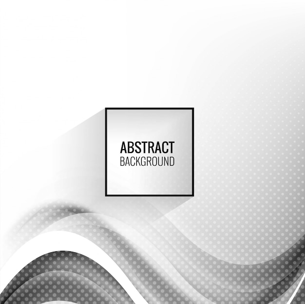 Elegante fondo de onda de negocios gris