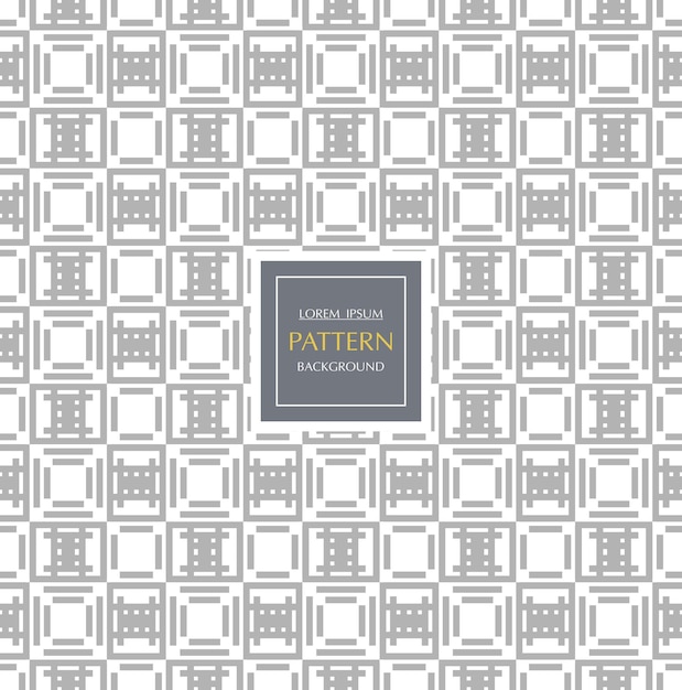 Elegante fondo de patrón cuadrado de línea abstracta