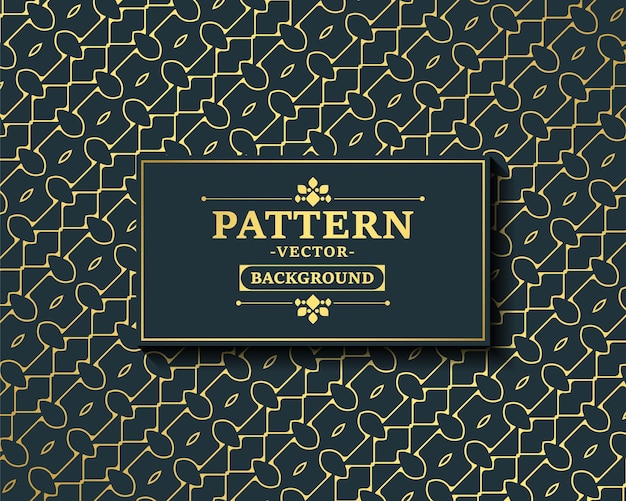 elegante fondo de patrón geométrico oscuro y dorado