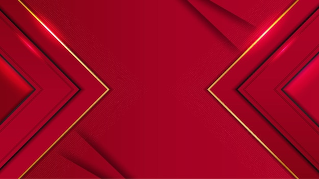 Elegante fondo rojo granate y dorado con capa superpuesta Traje para seminarios y charlas festivas de fiestas de instituciones corporativas de negocios