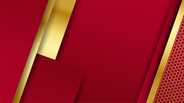Elegante fondo rojo granate y dorado con capa superpuesta Traje para seminarios y charlas festivas de fiestas de instituciones corporativas de negocios