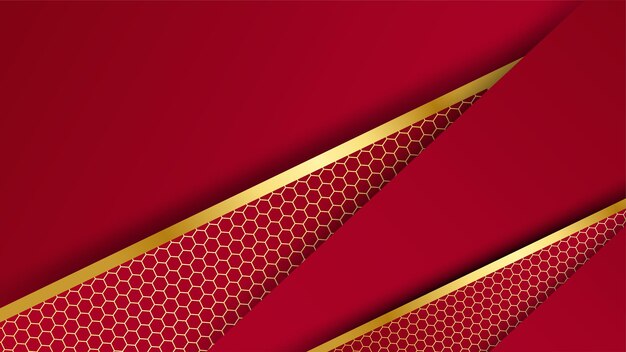 Elegante fondo rojo granate y dorado con capa superpuesta Traje para seminarios y charlas festivas de fiestas de instituciones corporativas de negocios