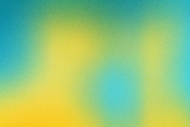 Elegante fondo de textura granulada con gradiente amarillo y cian con detalles sutiles