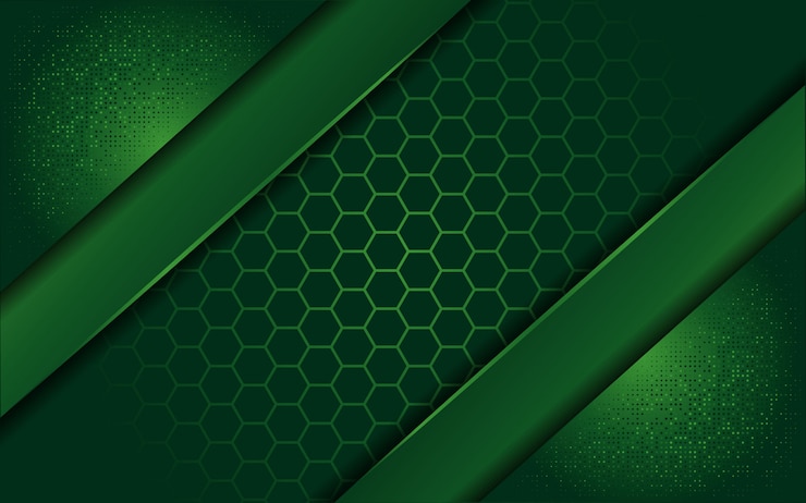 Vector elegante fondo verde con capa superpuesta