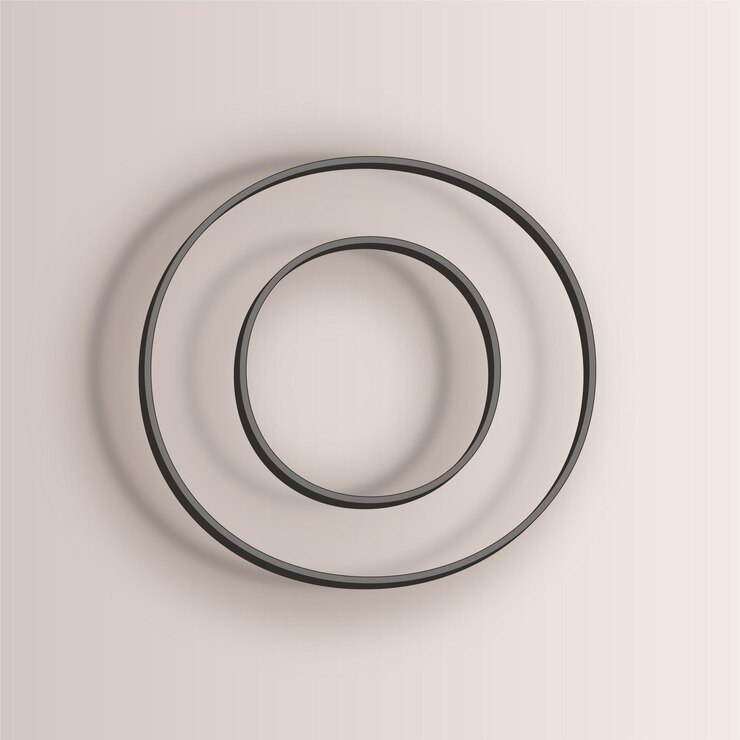 Vector elegante icono de letra o con fondo blanco antiguo