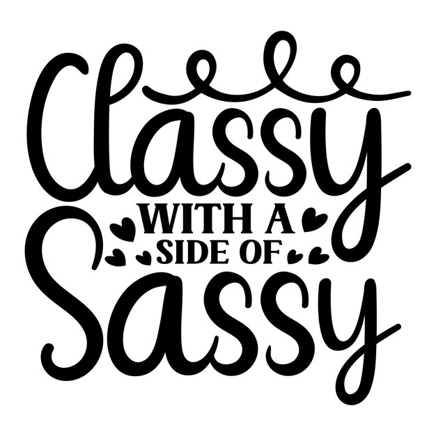 elegante con un lado de descarado SVG