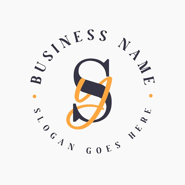 Elegante letra SY Iniciales Logotipo para marca corporativa Logotipo de marca SY para marcas de moda y belleza