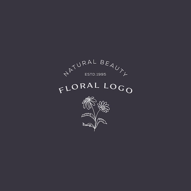 El elegante logotipo botánico
