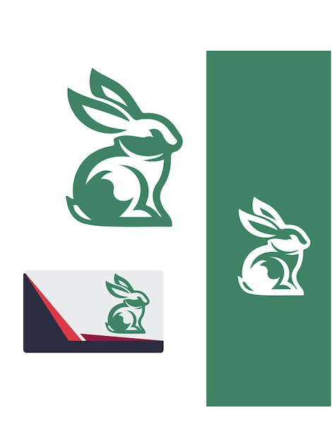 Este elegante logotipo de conejo es perfecto para su negocio