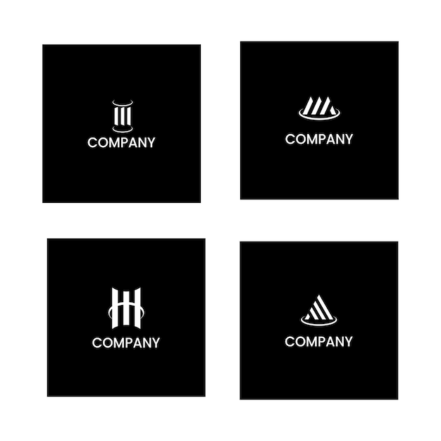 Elegante logotipo de diseño de contabilidad