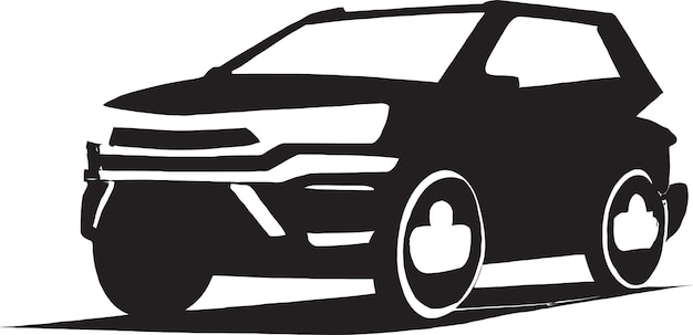 Elegante logotipo de SUV para un fabricante de automóviles de lujo