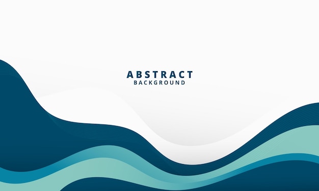 Elegante y moderno fondo abstracto con ondas azules que fluyen
