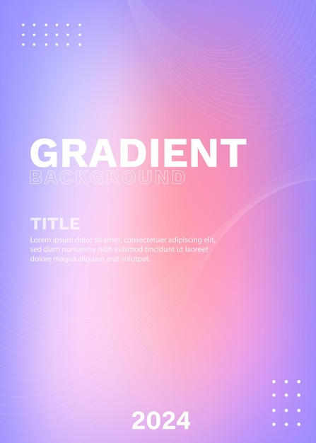 Elegante Pasteel Rosa Púrpura Gradiente Desdibujado Fondo vectorial