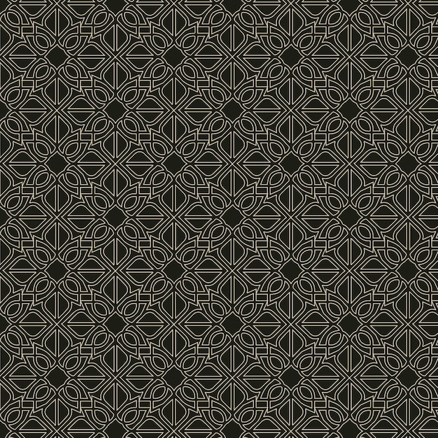 Elegante patrón de azulejos geométricos entrelazados