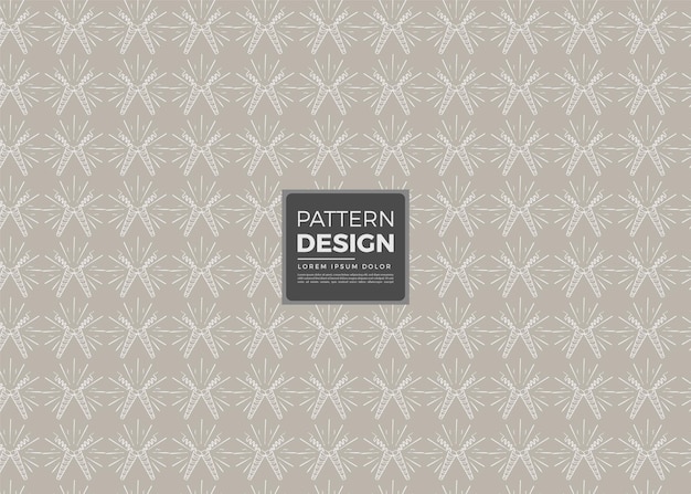 Elegante patrón floral geométrico para varias aplicaciones
