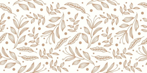 Elegante patrón floral transparente con estilo dibujado a mano Motivo floral vintage para papel tapiz de moda Fondo de papel de regalo Tela Textil Prendas de vestir y diseño de tarjetas