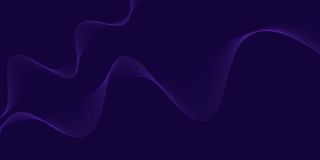 Elegante patrón de flujo de partículas azul profundo Ideal para gráficos web contemporáneos Medios impresos de lujo