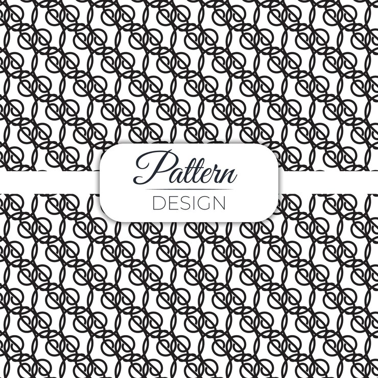 elegante patrón de forma geométrica ornamental