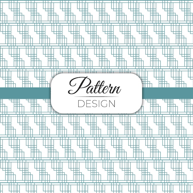 elegante patrón de forma geométrica ornamental