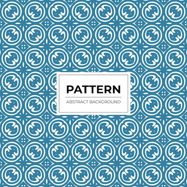 Elegante patrón geométrico abstracto azul y blanco diseño sin costuras fondo para tela textil