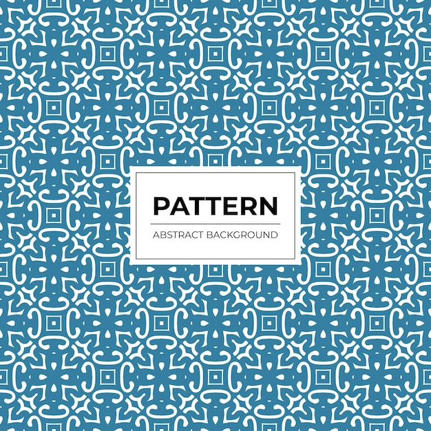 Elegante patrón geométrico sin costuras de azul azulado y blanco Diseño de fondo abstracto para tela textil