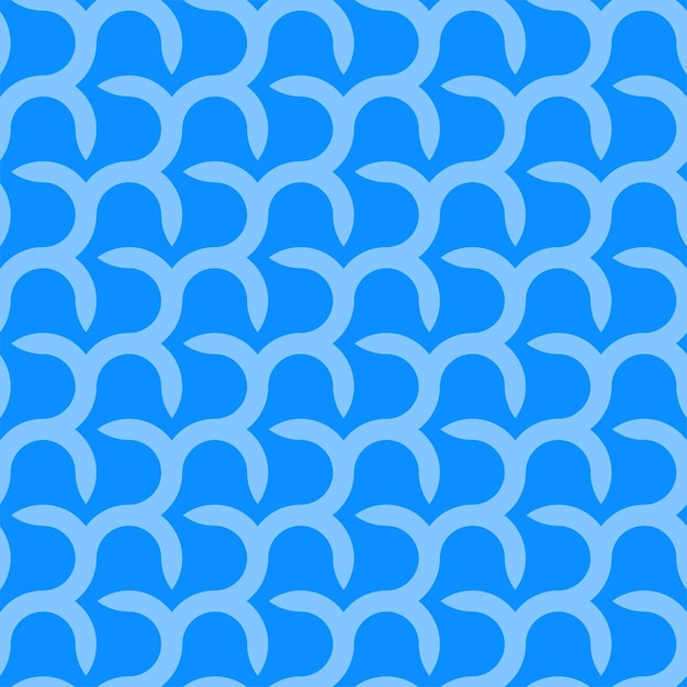 Elegante patrón geométrico sin costuras Diseño gráfico brillante Resumen interminable fondo azul